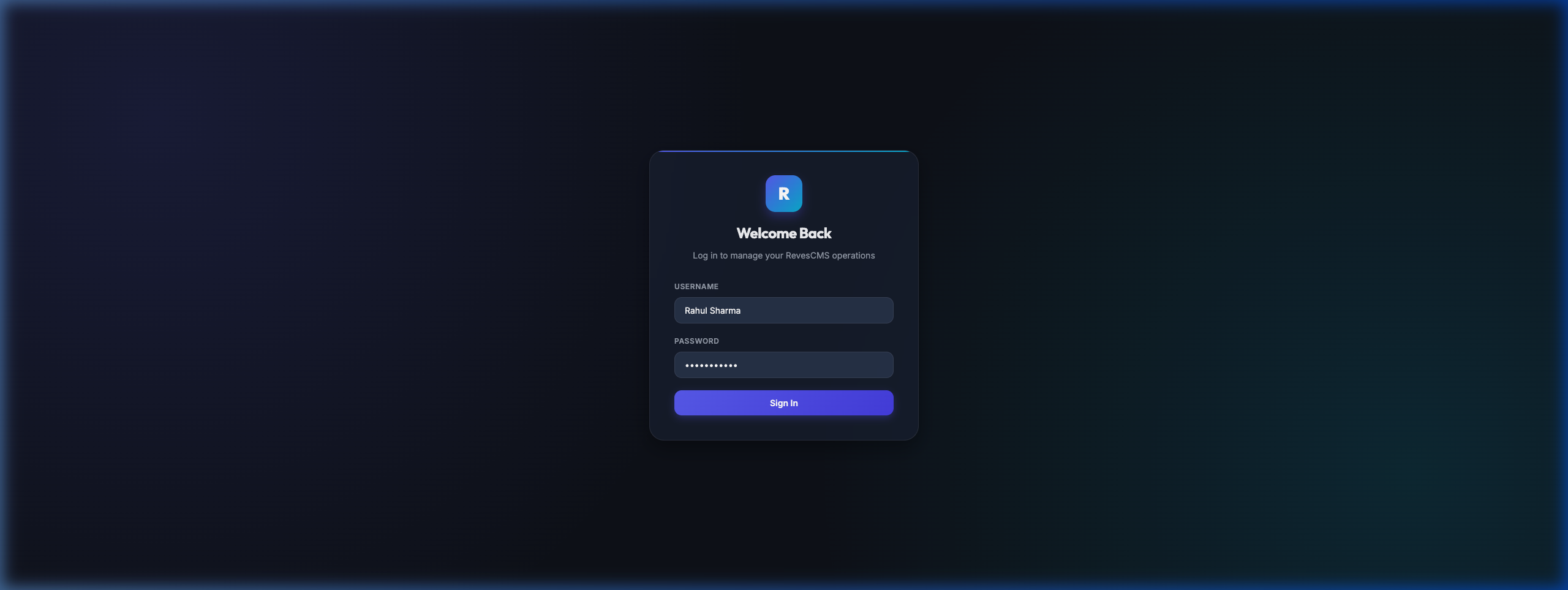Login Page